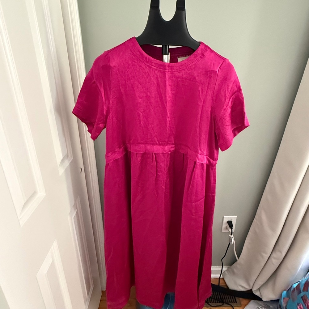 Maeve Anthropologie NWT Pink Maxi Dress Sizs Small Boho Cottagecore Summer